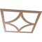 Ekena Millwork Statesman Wood Fretwork Pierced Ceiling Medallion, Wood (Paint Grade), 30"OD x 19 1/4"ID x 3/8"T CMWP30X30X0375STMF - alternate 2